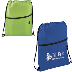 Insulated Zippered Drawstring Sportpack  Main Image