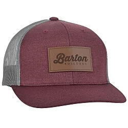 Zone Sonic Heather Trucker Cap - Laser Engraved Patch