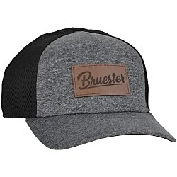 New Era Silhouette Stretch Fit Meshback Cap - Laser Engraved Patch