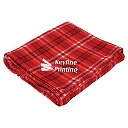 Plaid Fleece Blanket - 24 hr