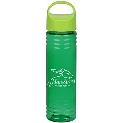 Halcyon Water Bottle with Oval Crest Lid - 24 oz.