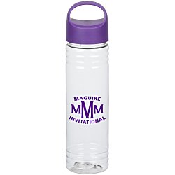 Clear Impact Halcyon Bottle with Oval Crest Lid - 24 oz.