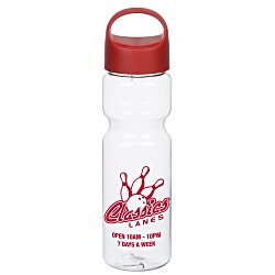 Clear Impact Olympian Bottle with Oval Crest Lid - 28 oz.