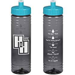 Halcyon Water Bottle with Droplet Graphics - 24 oz.