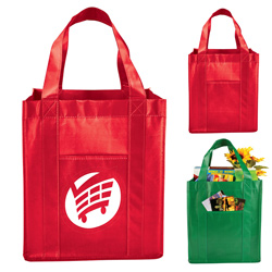 Deluxe Laminated Grocery Tote  Main Image
