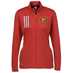 adidas 3-Stripes Double Knit Full-Zip Jacket - Ladies'