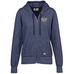 New Era Lightweight Full-Zip Waffle Hoodie - Ladies'