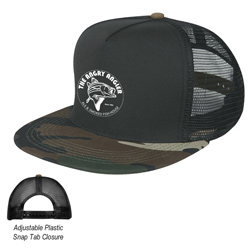 Flat Bill Camo Cap  Main Image