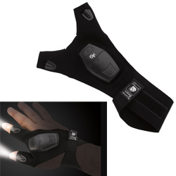 Fingerless LED Flashlight Glove - Right Hand  Main Image