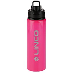 h2go Surge Aluminum Bottle - 28 oz. - Neon - Laser Engraved