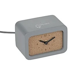 Set in Stone Wireless Charging Desk Clock