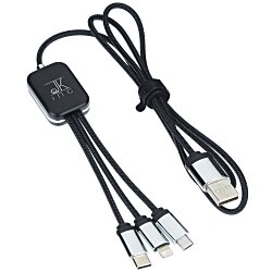 SCX Zander Light-Up Logo Charging Cable