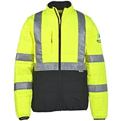 Xtreme Visibility Puffer Quilted Jacket