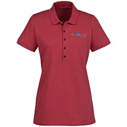 Heavy Knit Stretch Pique Polo - Ladies'