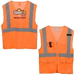 Xtreme Visibility Surveyor Reflective Zip Vest