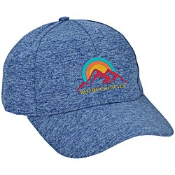 Solid Heathered Cap - Embroidered