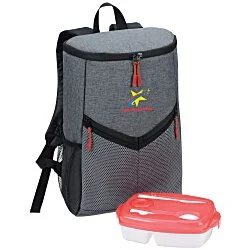 Victory Locking Lid Backpack Set