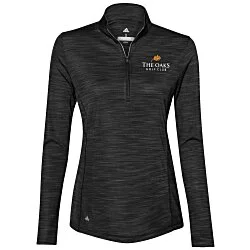 adidas Melange 1/4-Zip Pullover - Ladies' - Full Color