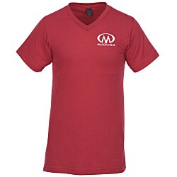 Tultex Polyester Blend V-Neck T-Shirt - Men's - Colors