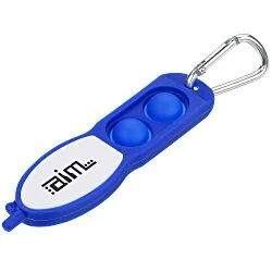 Push Pop Fidget Pen with Carabiner