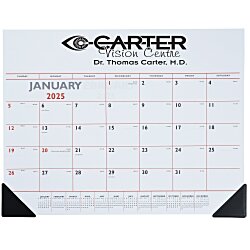 Desk Pad Calendar with Vinyl Corners - Colors