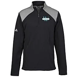 adidas Textured Mixed Media 1/4-Zip Pullover - Men's