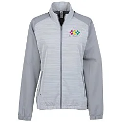 adidas Heather Block Full-Zip Wind Jacket - Ladies'