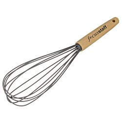 Silicone Whisk with Bamboo Handle