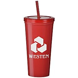 Event Stadium Cup with Lid & Straw - 24 oz.