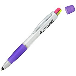 Trenta Curvy Stylus Twist Pen/Highlighter