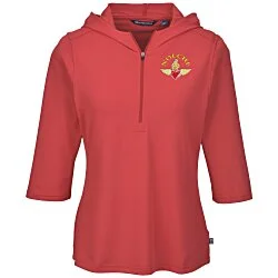 Cutter & Buck Virtue Pique Half-Zip Pullover Hoodie - Ladies'