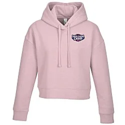 Ultimate 8.3 oz. CVC Fleece Cropped Hoodie - Ladies' - Embroidered