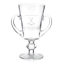 Trophy Cup Glass Award - 9"