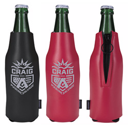 Koozie® Deluxe Zip-Up Bottle Kooler  Main Image