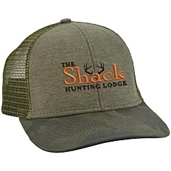 DRI DUCK Pique CamoTrucker Cap