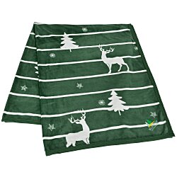 Classic Holiday Throw Blanket