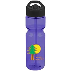 Olympian Bottle with Flip Straw Lid - 28 oz. - Full Color