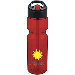 Olympian Bottle with Two-Tone Flip Straw Lid - 28 oz. - Full Color