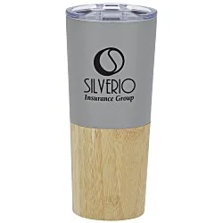 Hunter Vacuum Tumbler with Bamboo Bottom - 16 oz.