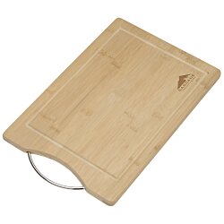 Home Basics Bamboo Board with Handle - 10" x 15"