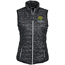 Cutter & Buck Rainier Primaloft Insulated Printed Puffer Vest - Ladies'