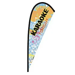 Elite Nylon Sail Sign - 8' - One Sided - Replacement Graphic