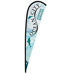 Elite Nylon Sail Sign - 11' - One Sided - Replacement Graphic