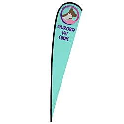 Elite Nylon Sail Sign - 14' - One Sided - Replacement Graphic