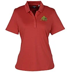 Callaway Horizontal Textured Polo - Ladies'