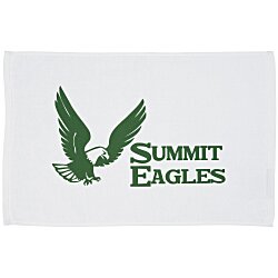 Midweight Velour Sport Rally Towel - White