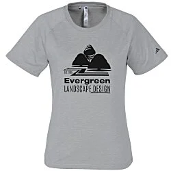 adidas Cotton Blend T-Shirt - Ladies' - Heathers
