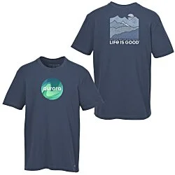 Life is Good Crusher Tee - Men's - Full Color - Colors - Mountains