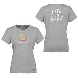 Life is Good Crusher Tee - Ladies' - Full Color - Colors - LIG