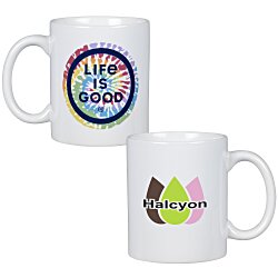 Life is Good Coffee Mug – 11 oz. - Full Color - Tie-Dye